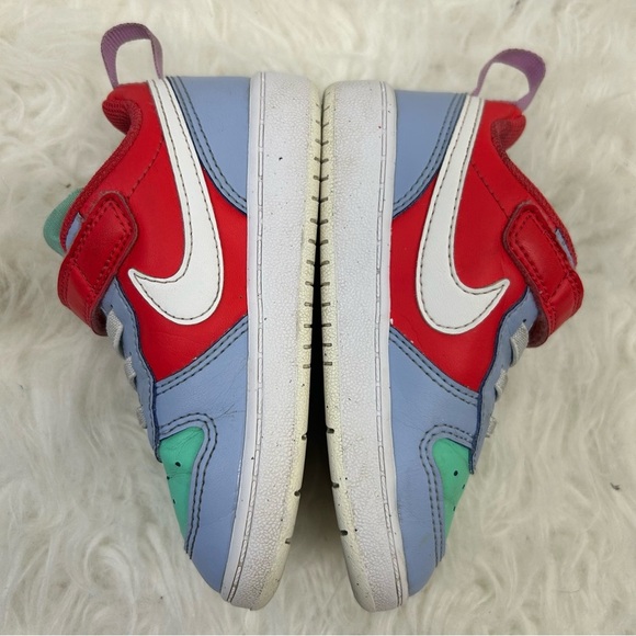 Nike Court Borough Low Recraft Cobalt Bliss track youth shoes size: 8C - Picture 3 of 9